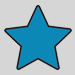 an icon of a blue five-pointed star