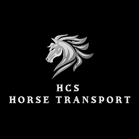 the logo for HCS Horse Transport